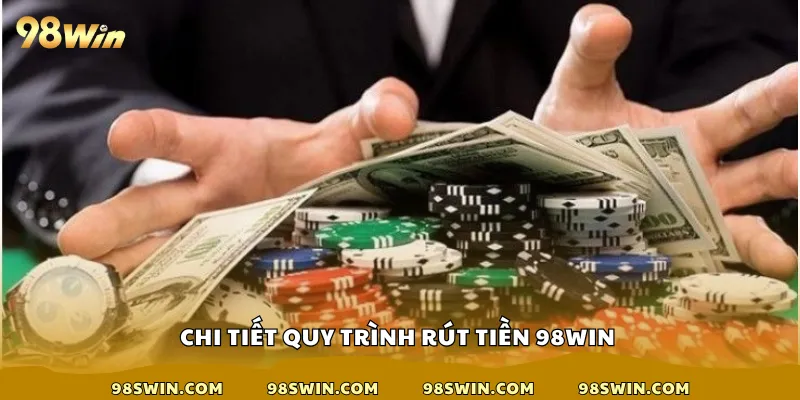 Chi tiết quy trình rút tiền 98win 